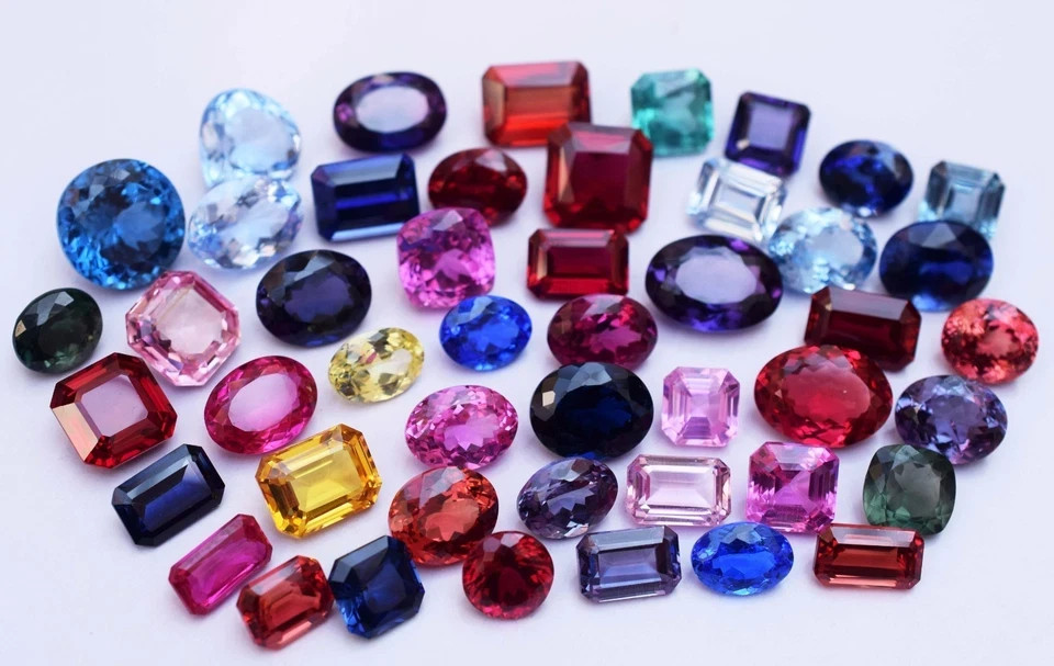 50 Ct Natural Multi Color Topaz Mixed Shape Flawless Certified Gemstone Lot