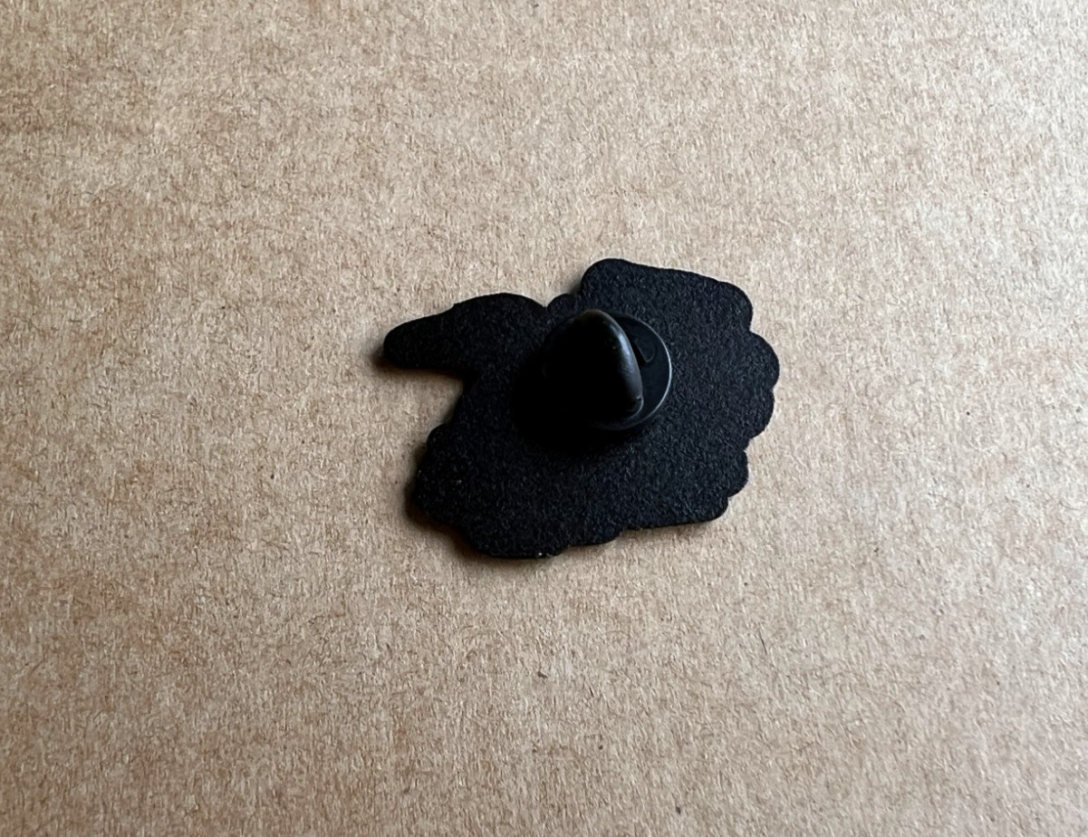 Stupid Canadian Wolf Bird pin, Heated Rivalry Loon Meme enamel pin