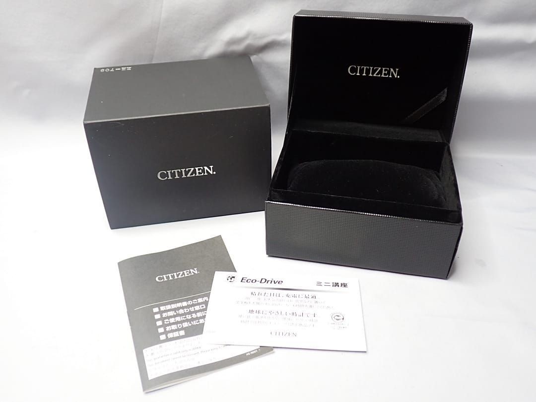 CITIZEN PROMASTER LAND Eco Drive radio clock CB5034 82L chronograph men’s watch