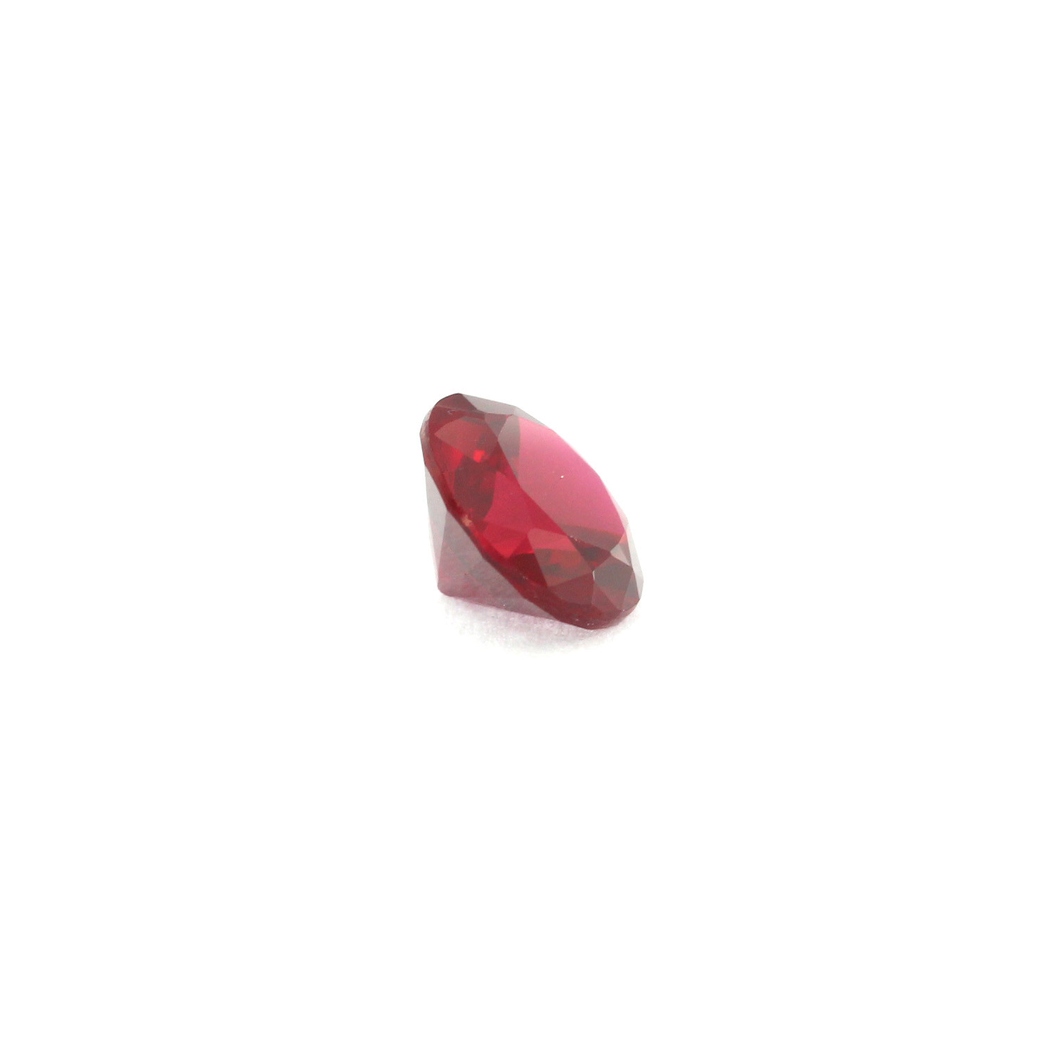 Loose Round Cut Garnet CZ Stone Single Red Cubic Zirconia Jan Birthstone Shape