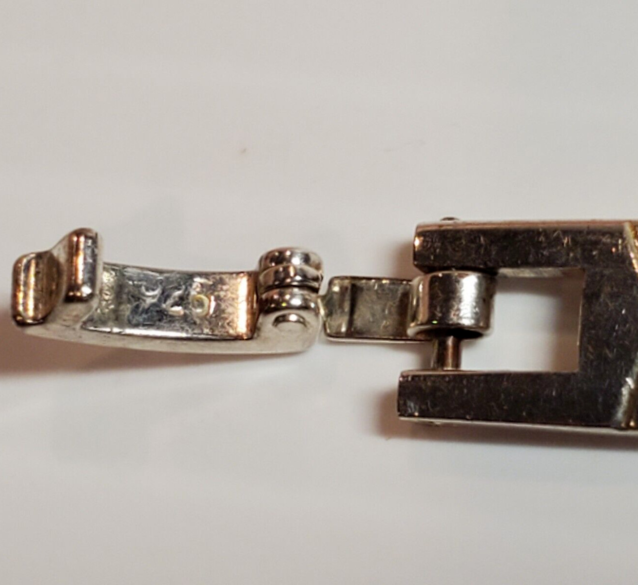 Solid 925 Sterling Silver Contemporary Bracelet 7.9 – 8in Modern Designer 22.7g