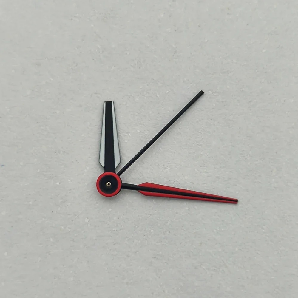Black Watch Hands for NH35 NH36 4R 7S Movement 8x12x12.5mm Replacement Set