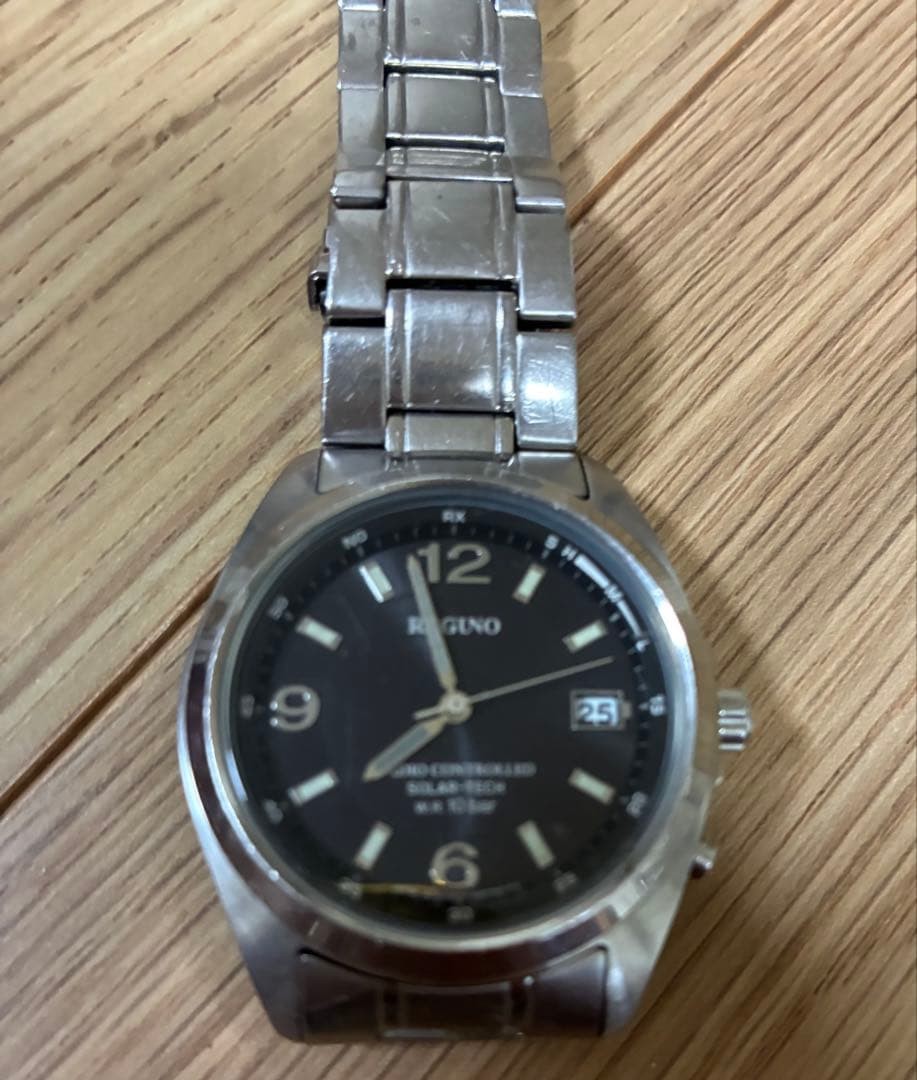 Citizen Reguno Radio-Controlled Solar Watch H415 Black Dial nu