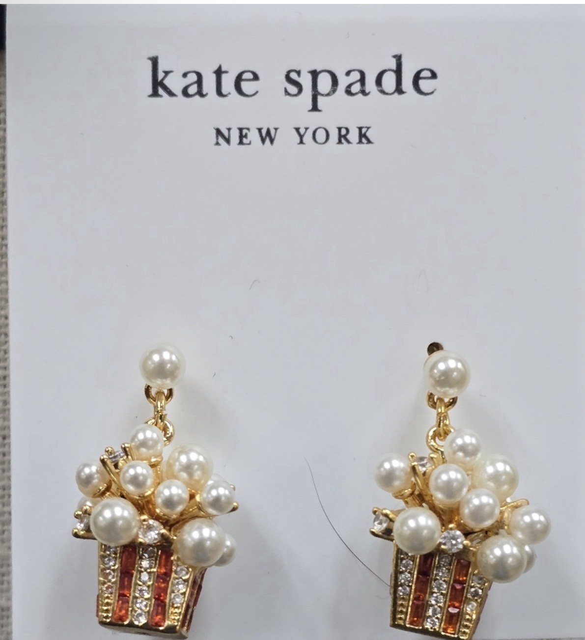 KS New York Popcorn Necklace And Earrings