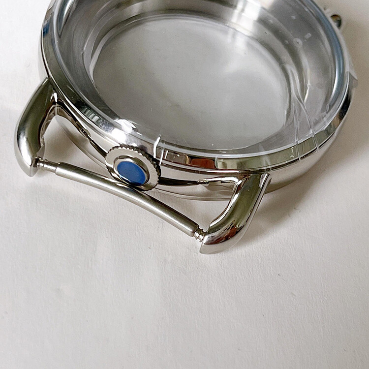 40MM Stainless Steel Watch Case Mineral Glass For NH70 Movement Housing Shell
