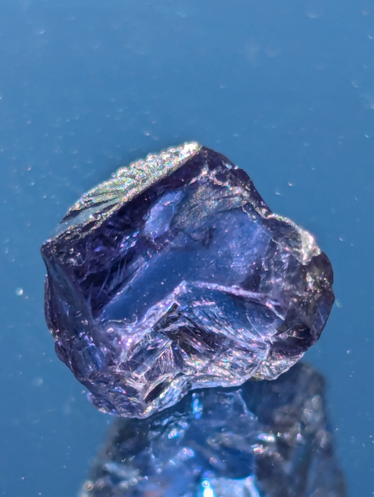USA seller 3.96 Flawless Tanzanite IF Flawless clean facet rough gemstone
