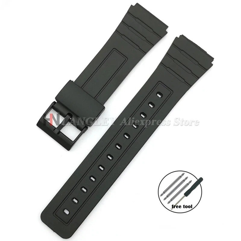 CASIO Watch Band F-91W,F-28W,F-91WG,F-93W,F-94WA,F-105W,F-106W,FLB-91W