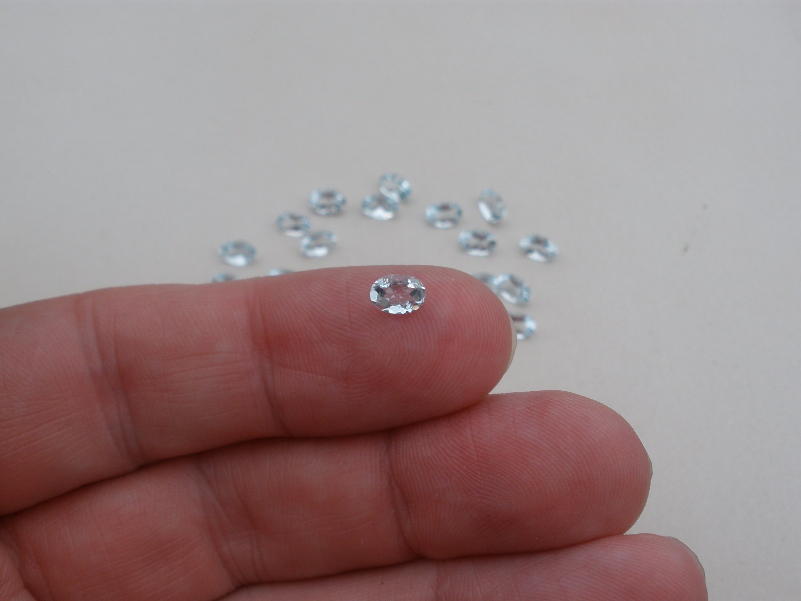 Aquamarine Oval Loose Natural Gem 6x4mm