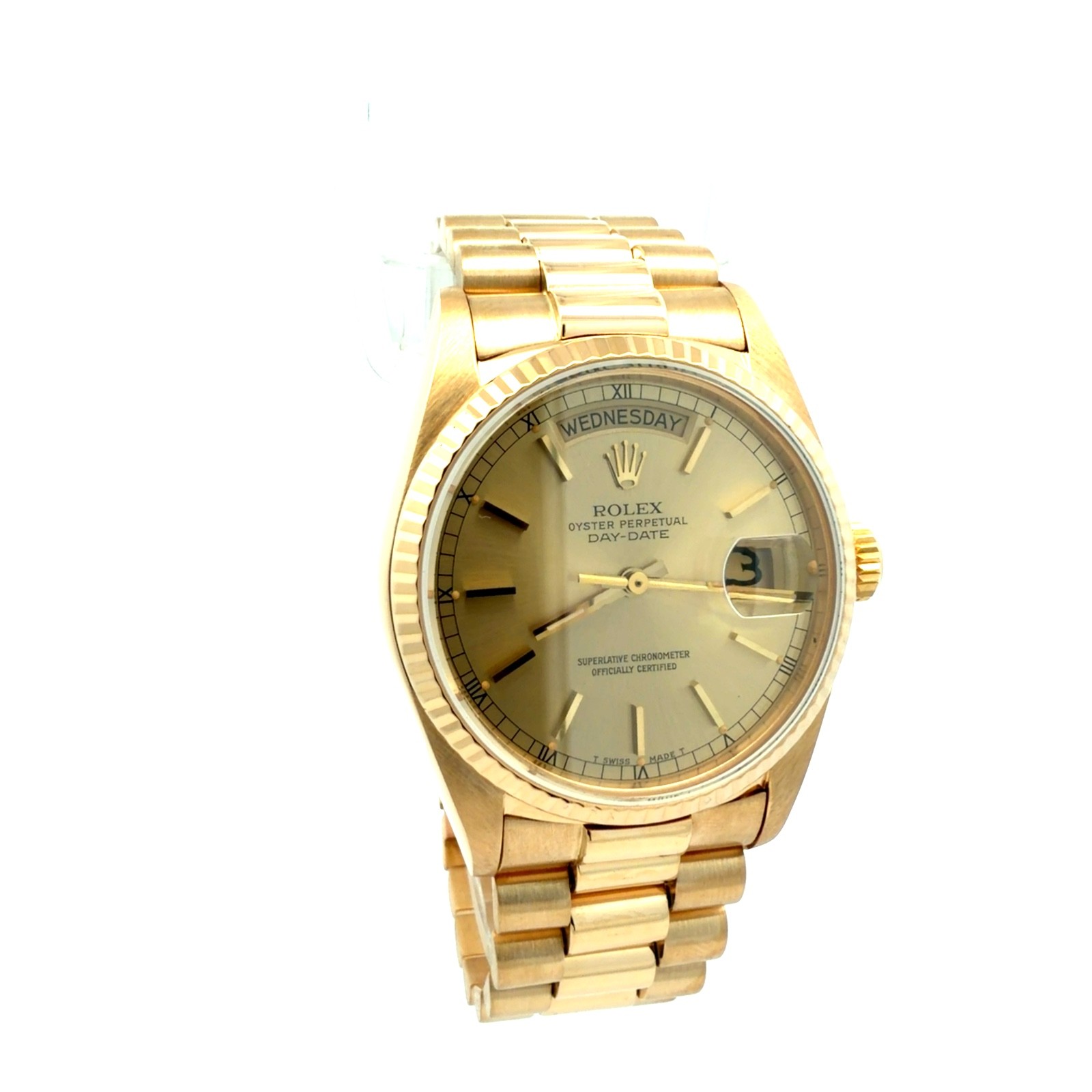 Rolex 18ct Yellow Gold Day Date Watch reference 18038