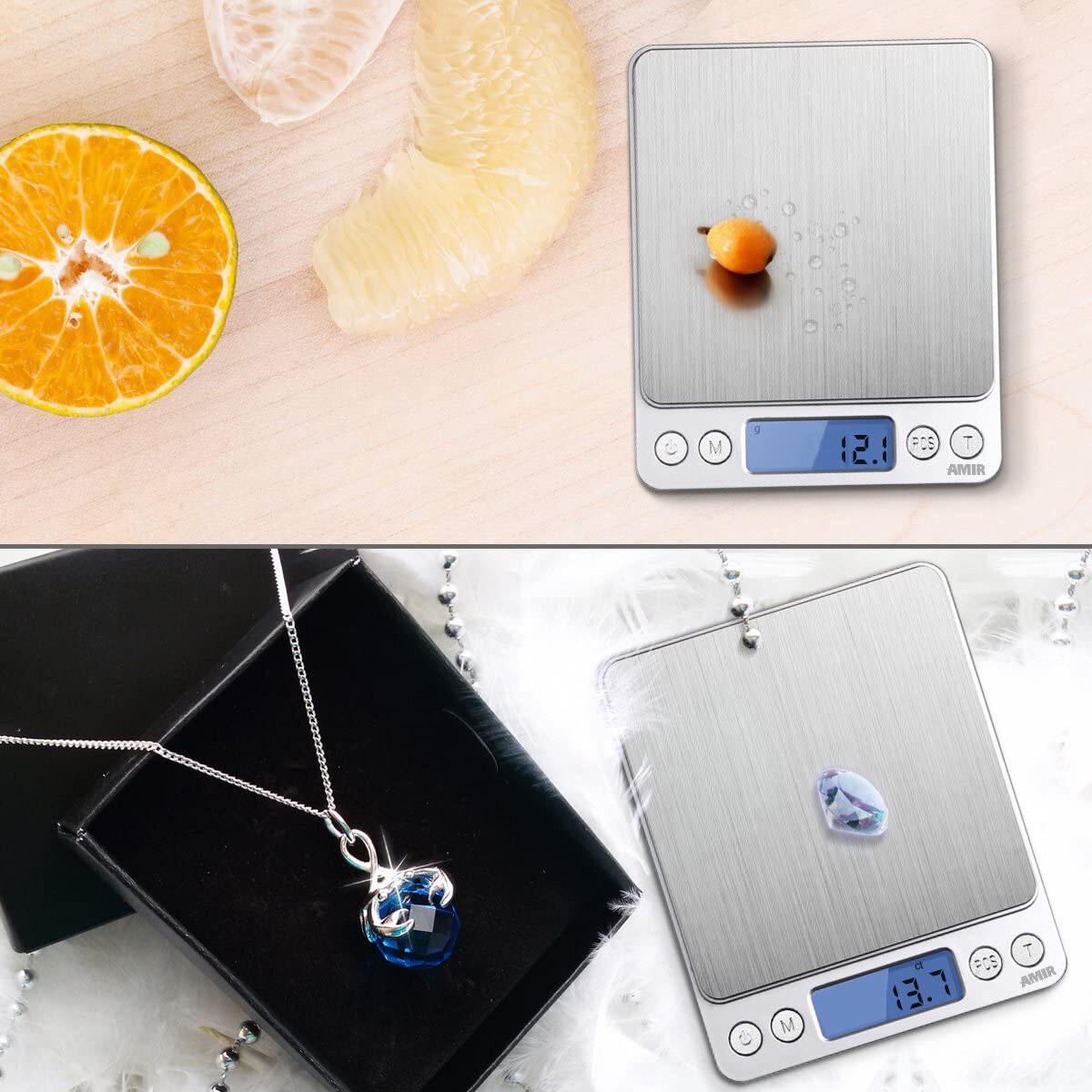 3000g x 0.1g Gold Silver Coin Gram Pocket Size Herb Grain,Food Scale