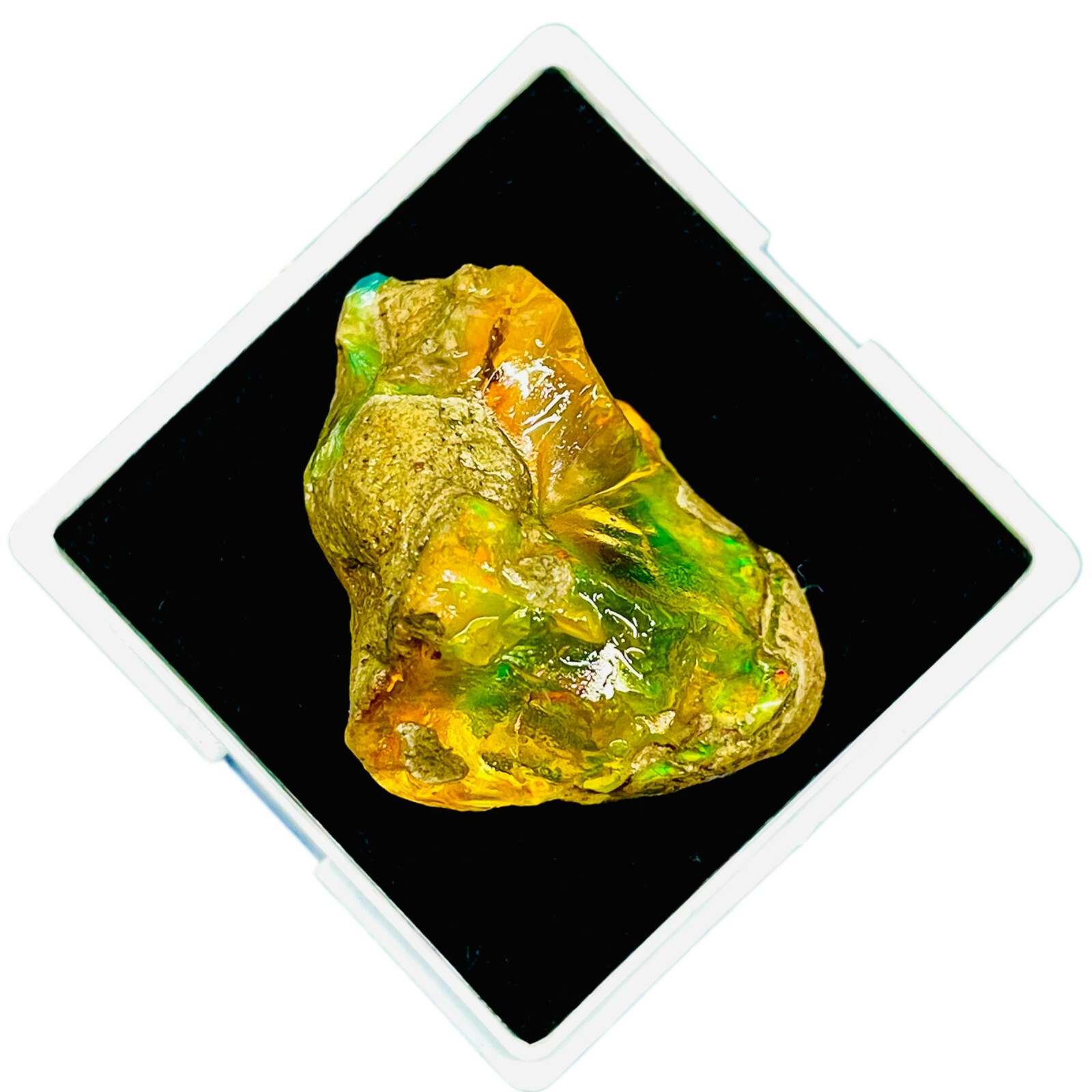 83 Cts Natural Ethiopian Opal Raw Rough 38x26mm Untreated Loose Gemstone