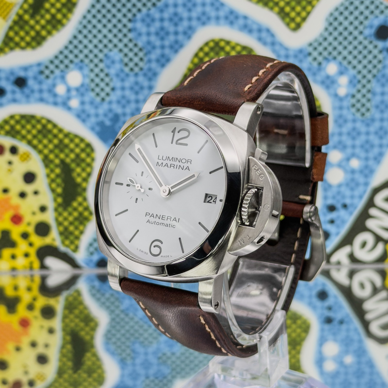 PANERAI LUMINOR MARINA QUARANTA 40MM ref.PAM01271 (2023) FULL SET w/ WARRANTY