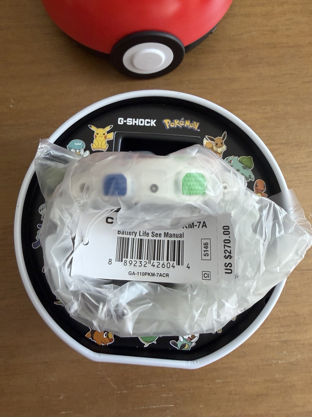 CASIO G-SHOCK x Pokémon GA110PKM-7A Watch 30th Anniversary IN HAND SHIPS ASAP