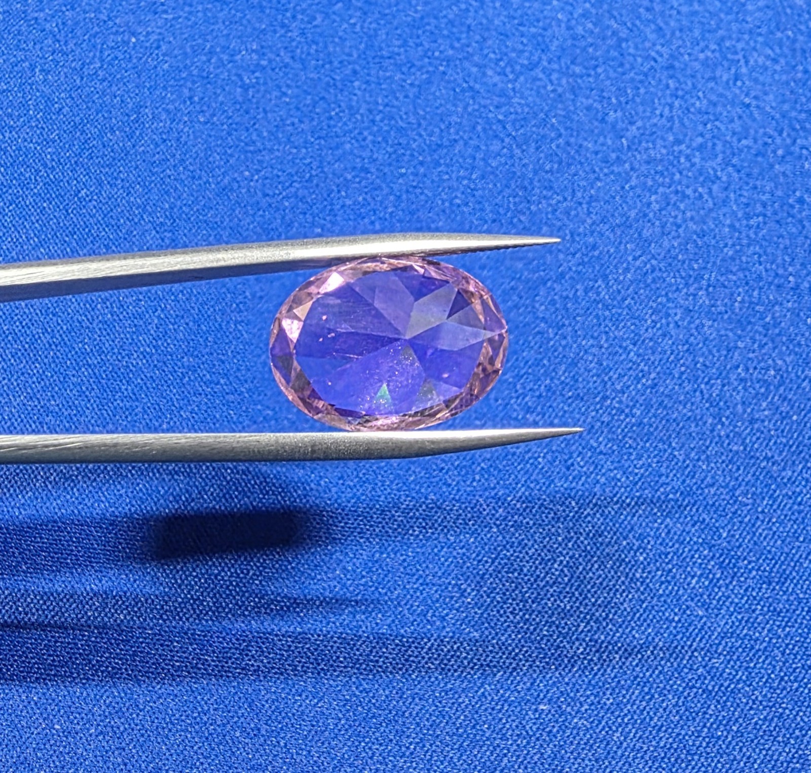 12.86 Ct Ceylon Pink Sapphire Oval Cut Loose Gemstone 13x18mm USA