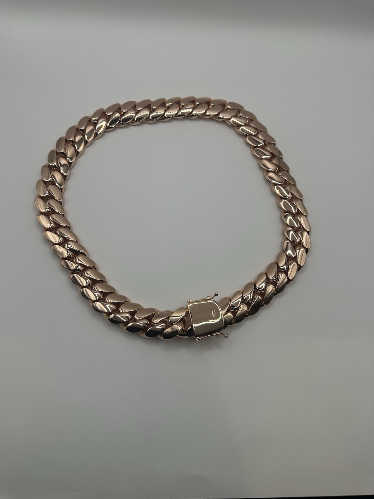 22mm 24” 580g Handmade Miami Cuban Link – 14k Rose Gold Plated HEAVY