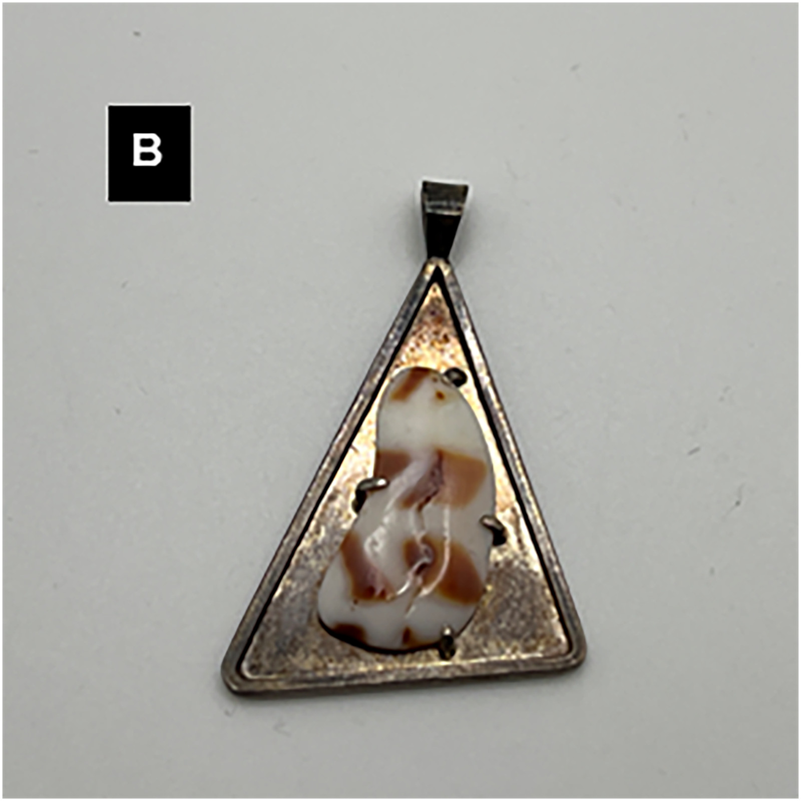 Sterling Silver Hawaiian Seashell Ring; & Pendants Vintage 70s