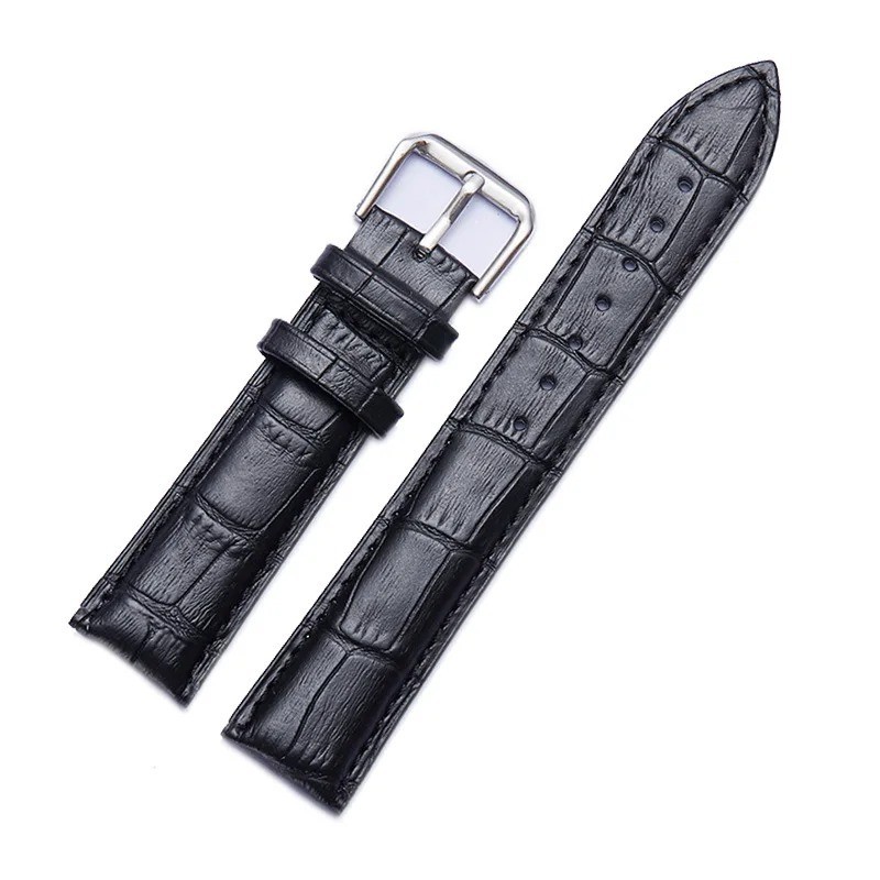 12mm 14mm 16mm 17mm 18mm 20mm 22mm 24mm Genuine Leather Watch Band Strap Bracele