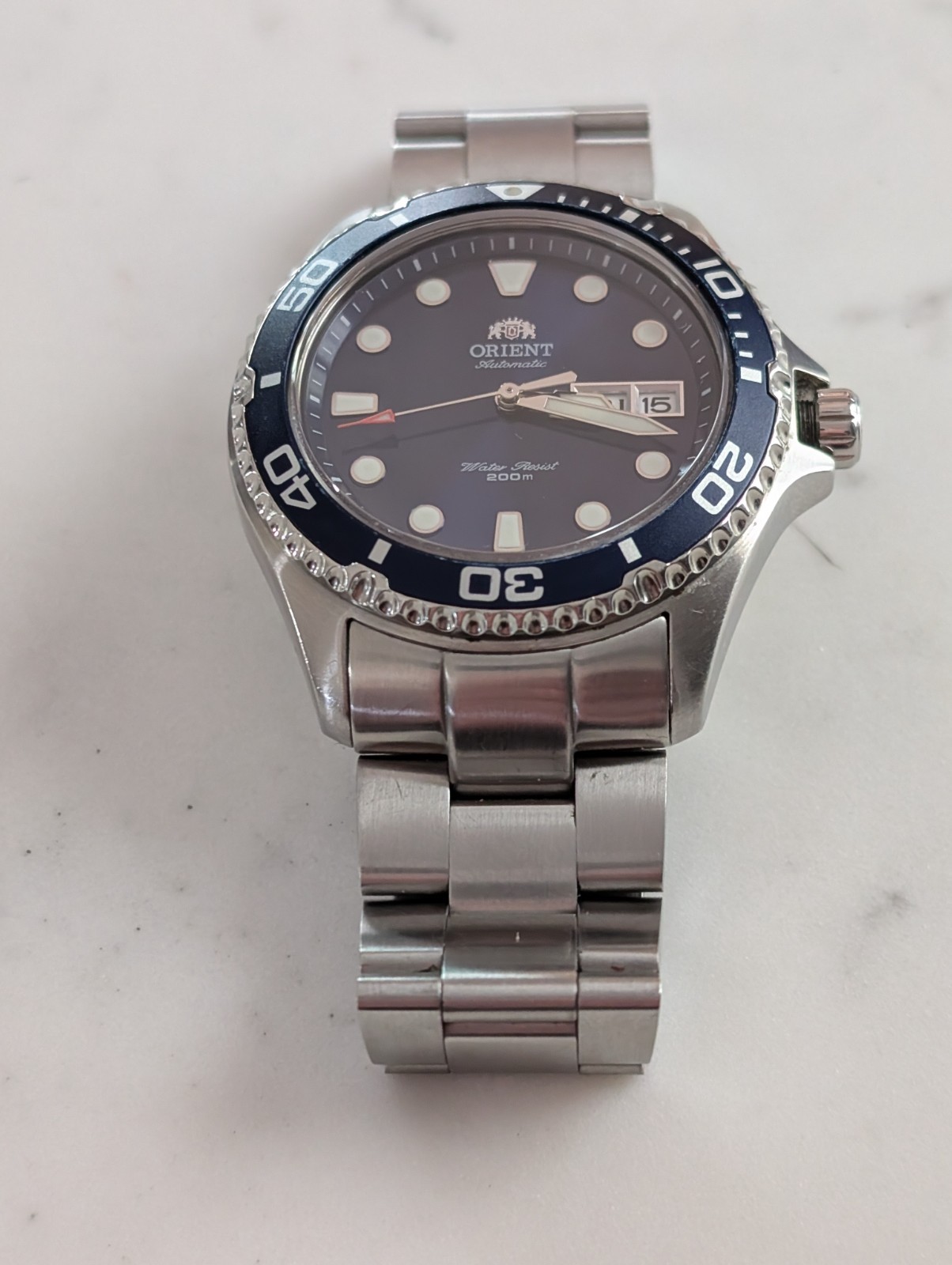 Orient Ray II Men’s Automatic Dive Watch Blue Dial