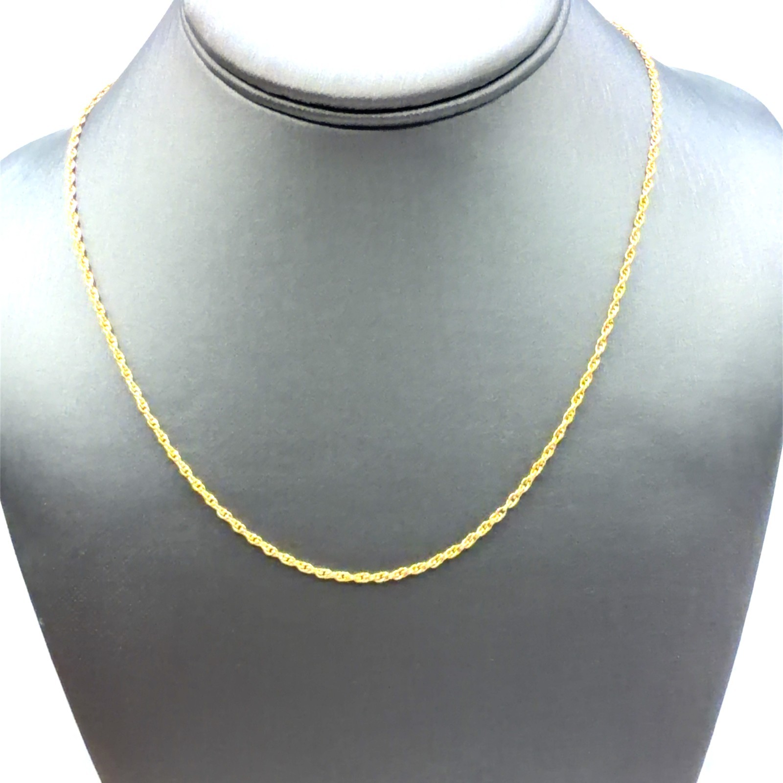 Vintage 14K Gold Filled MSCO 18 Inch Rope Chain 3.3 grams