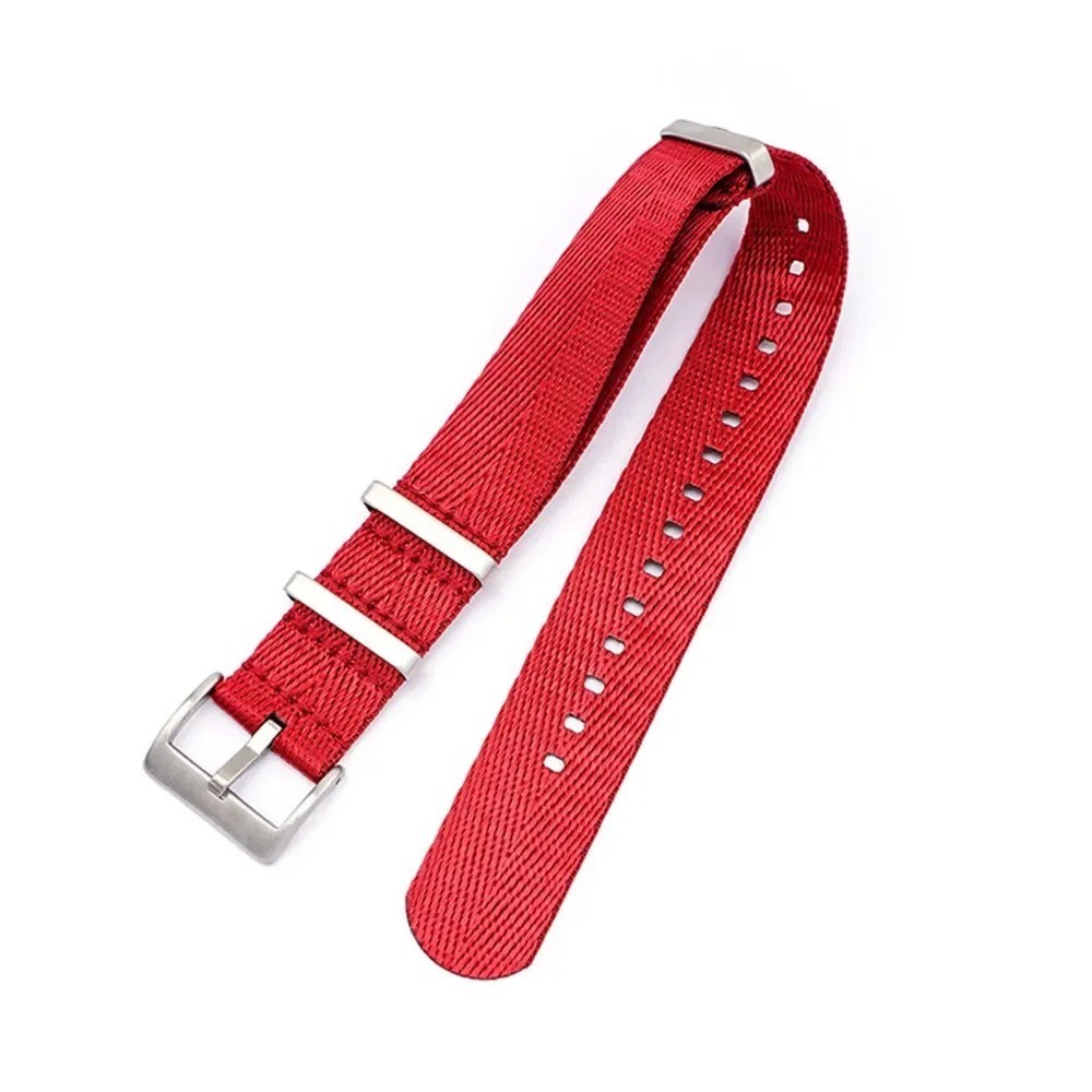 18mm 20mm 22mm 24mm Canvas Military Nylon Watch Strap Band