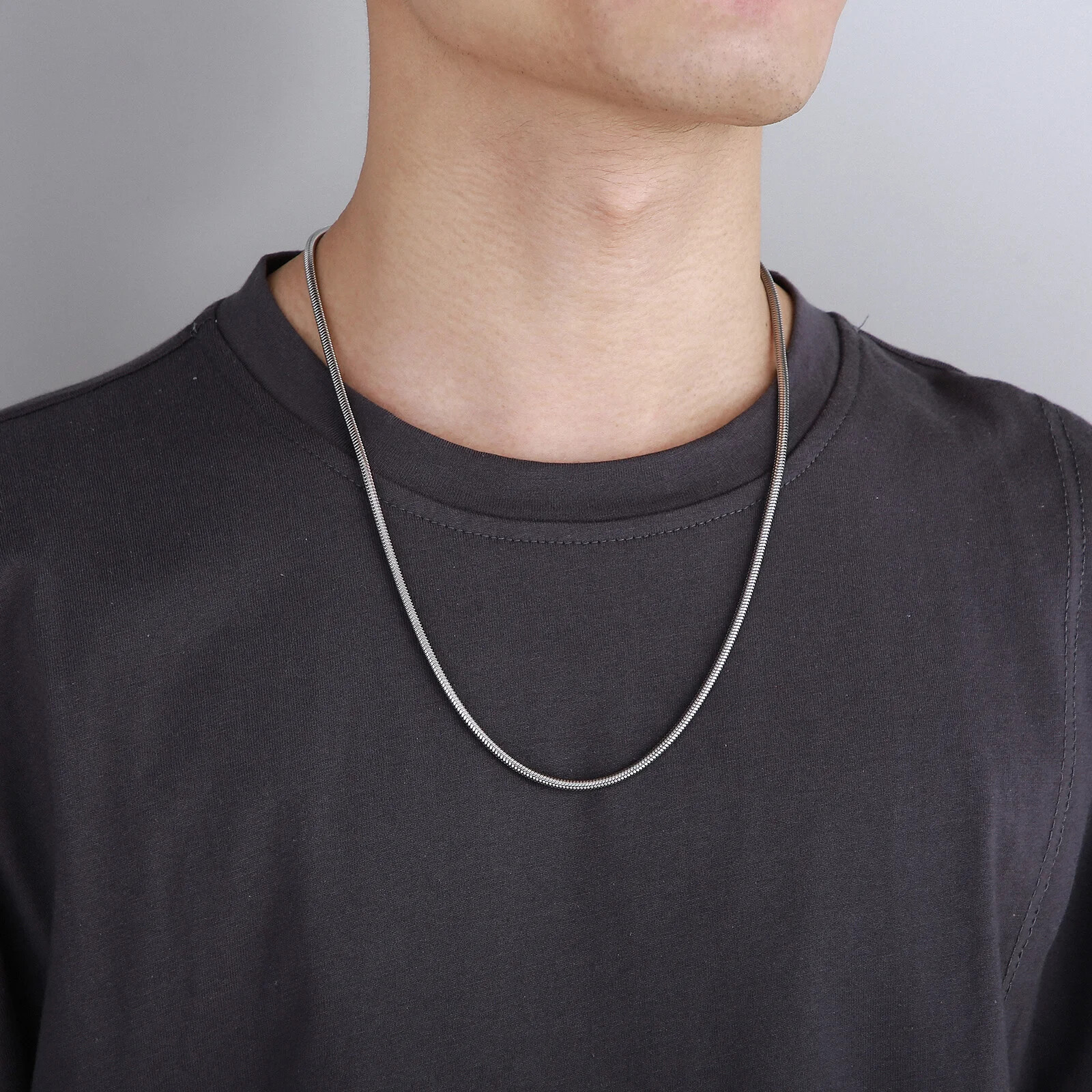 925 Sterling Silver Italian Magic Snake Chain Necklace 16″-24″ for Women Men USA