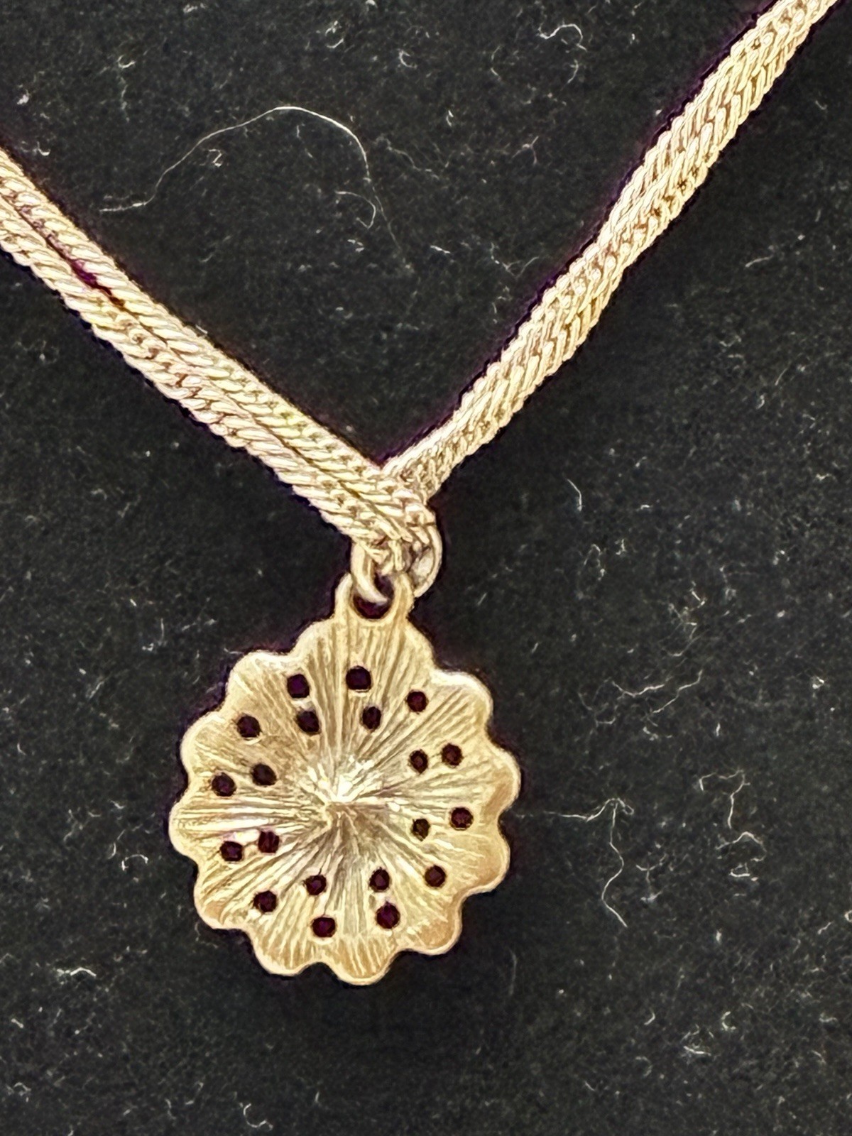 Vintage Silver Tone Multi Strand Layered Locket Necklace Floral Filigree Slide