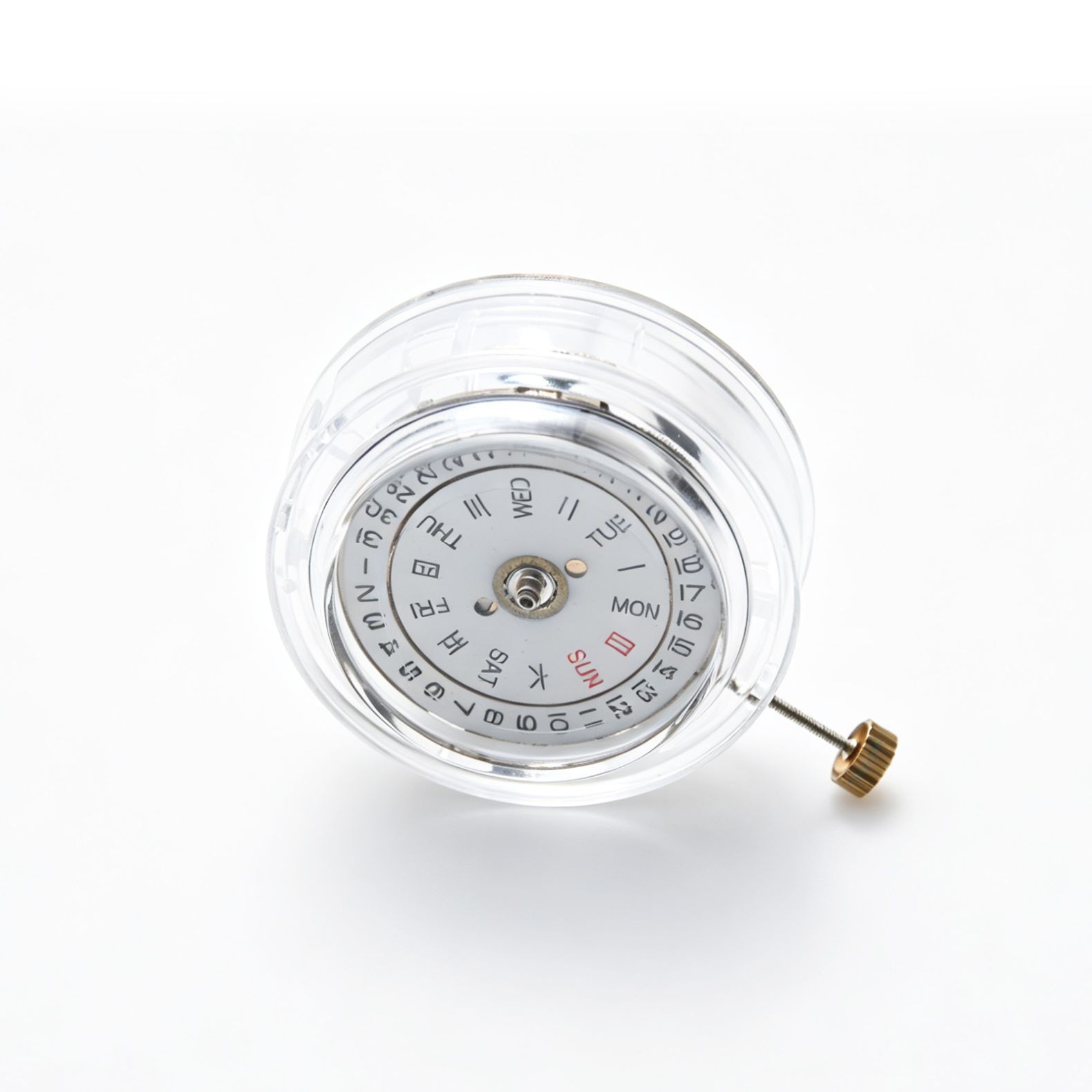 25mm Dual Calendar @ 3 Automatic Mechanical Watch Movement For Miyota 8205 8200