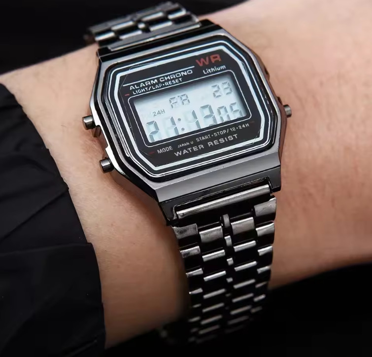 Stainless Steel Watch Strap For CASIO F91W F84 F105 F108 A158 A168 AE1200 AE1300