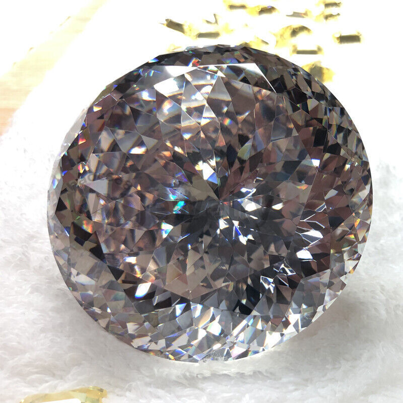 15~100mm Round White Loose CZ Stone Cubic Zirconia AAAAA Gemstone Large size
