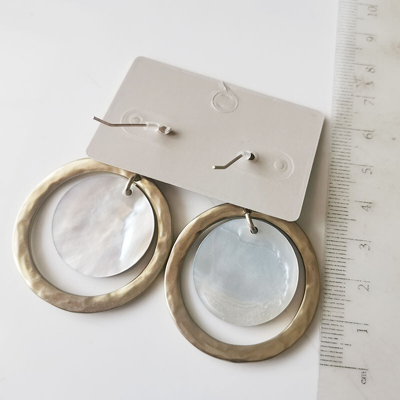 New Chicos Shell Loops Drop Dangle Earrings Gift Fashion Women Party Jewelry