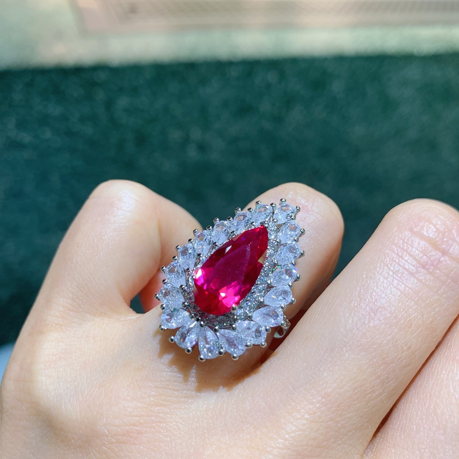 Necklaces and Rings: Red, Vintage, Fashionable, High-End, and Affordable Luxury