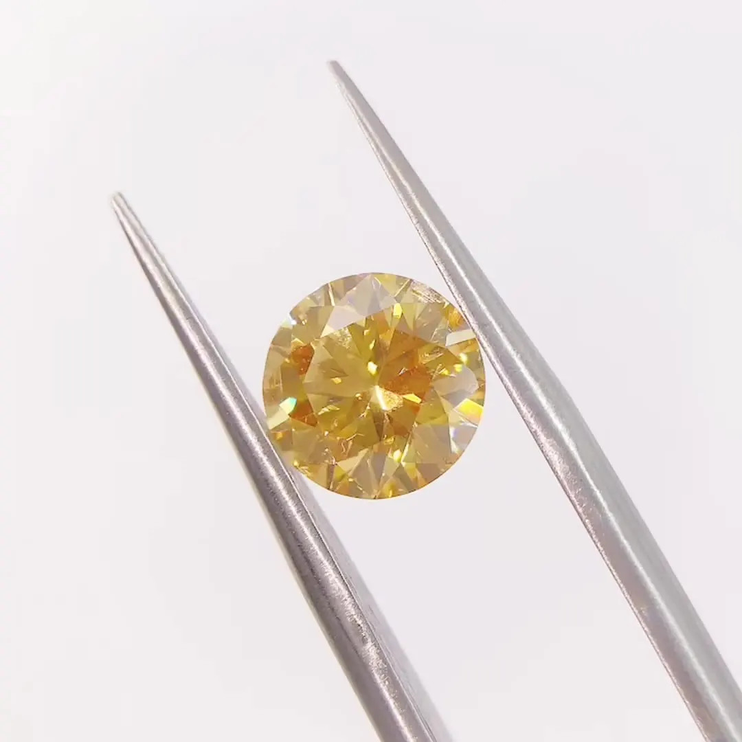 US GRA VVS1 0.5-5ct multicolor Round Cut Loose Moissanites Wholesale Price