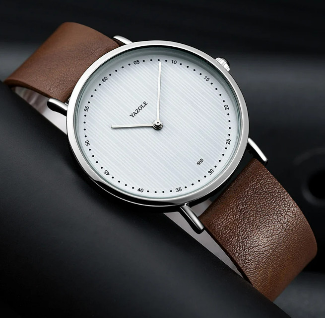 Ultra Thin Quartz Dress Watch men classic Fashion bauhaus minimalist waterproof