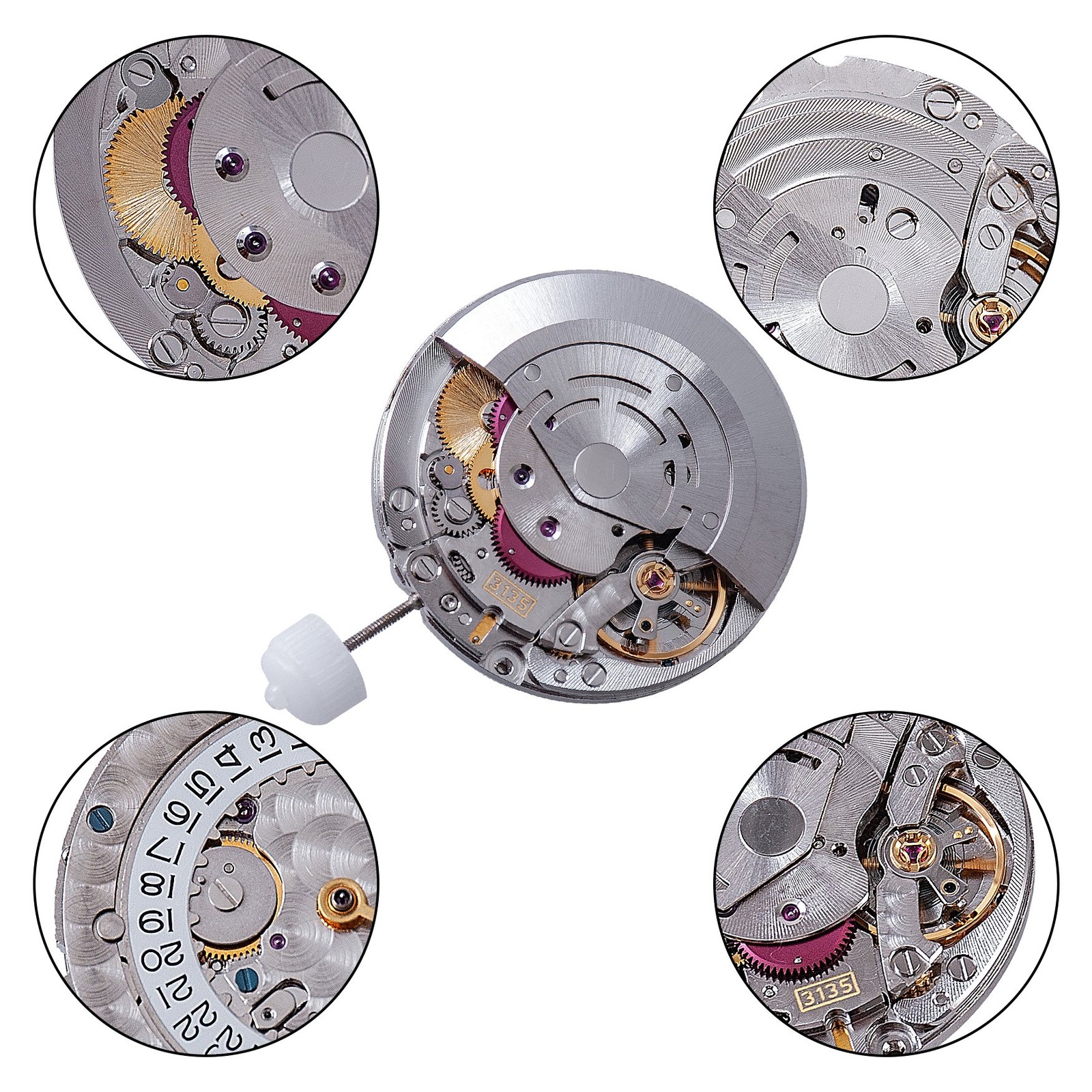Automatic Mechanical Movement Small Disc For Fit Sub Series Top VR3135