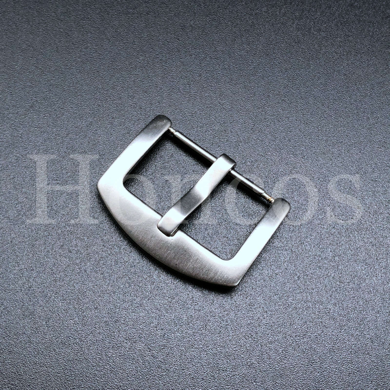 2 X Stainless Steel Watch Buckle Clasp Satin Silver 18mm Brushed Dive Tang