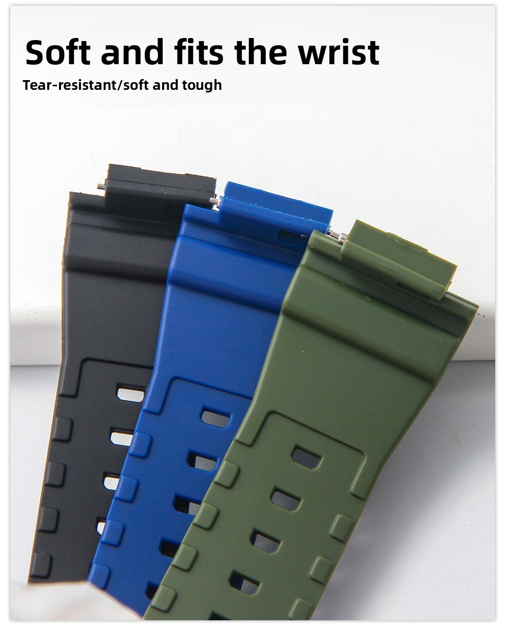 For Casio GA2100 GM2100 Quick Release Waterproof Rubber Watch Band Strap 16mm