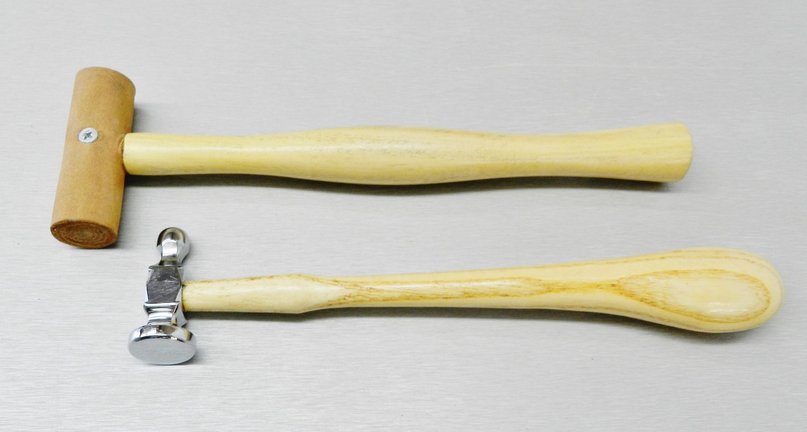 Jewelers Chasing Hammer & Rawhide Mallet Set of 2 Small Jewelry Making Tools
