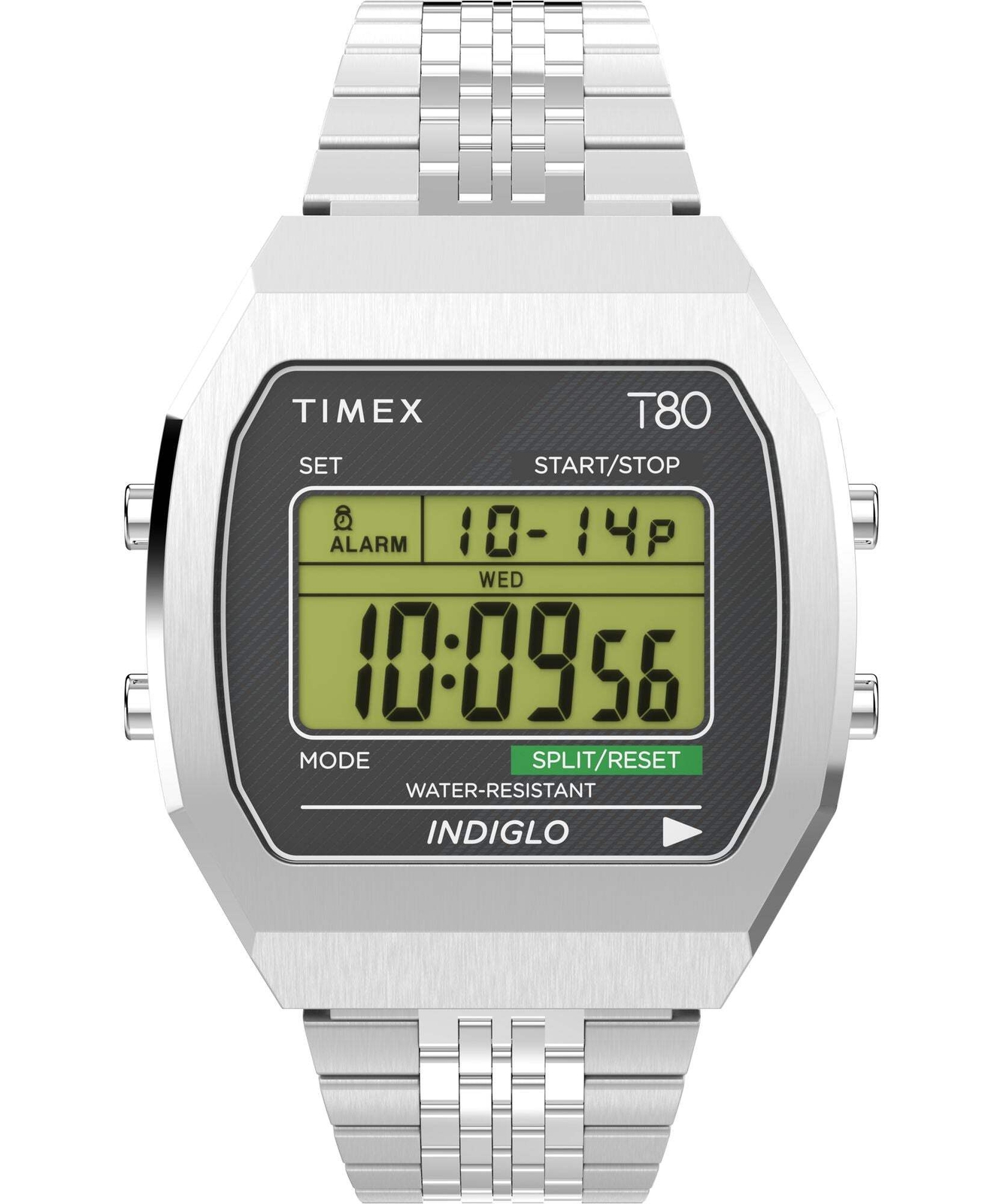 TIMEX T80 Steel Stainless Steel Wristwatch TW2V74200