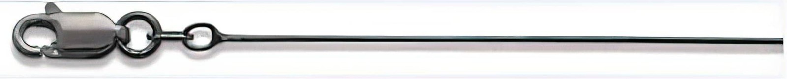 Black Rhodium Plated 010-0.8MM Snake Chain .925 Solid Sterling Silver Available