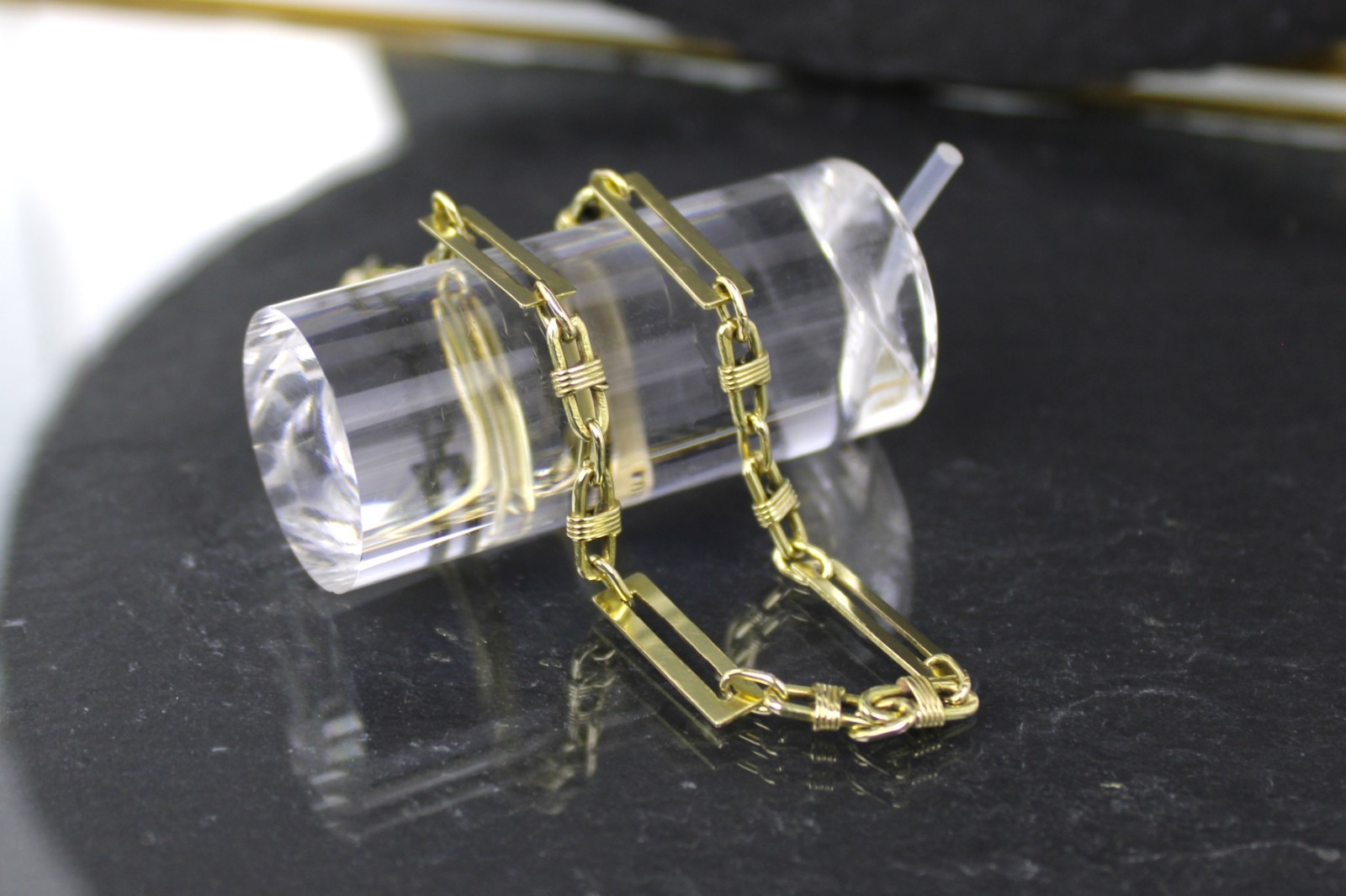 Gold bracelet, bracelet, 585 yellow gold, 14 carats