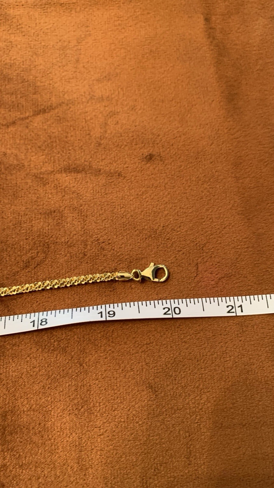 Popcorn Chain Jewelry Set Made In Italy Excellent
