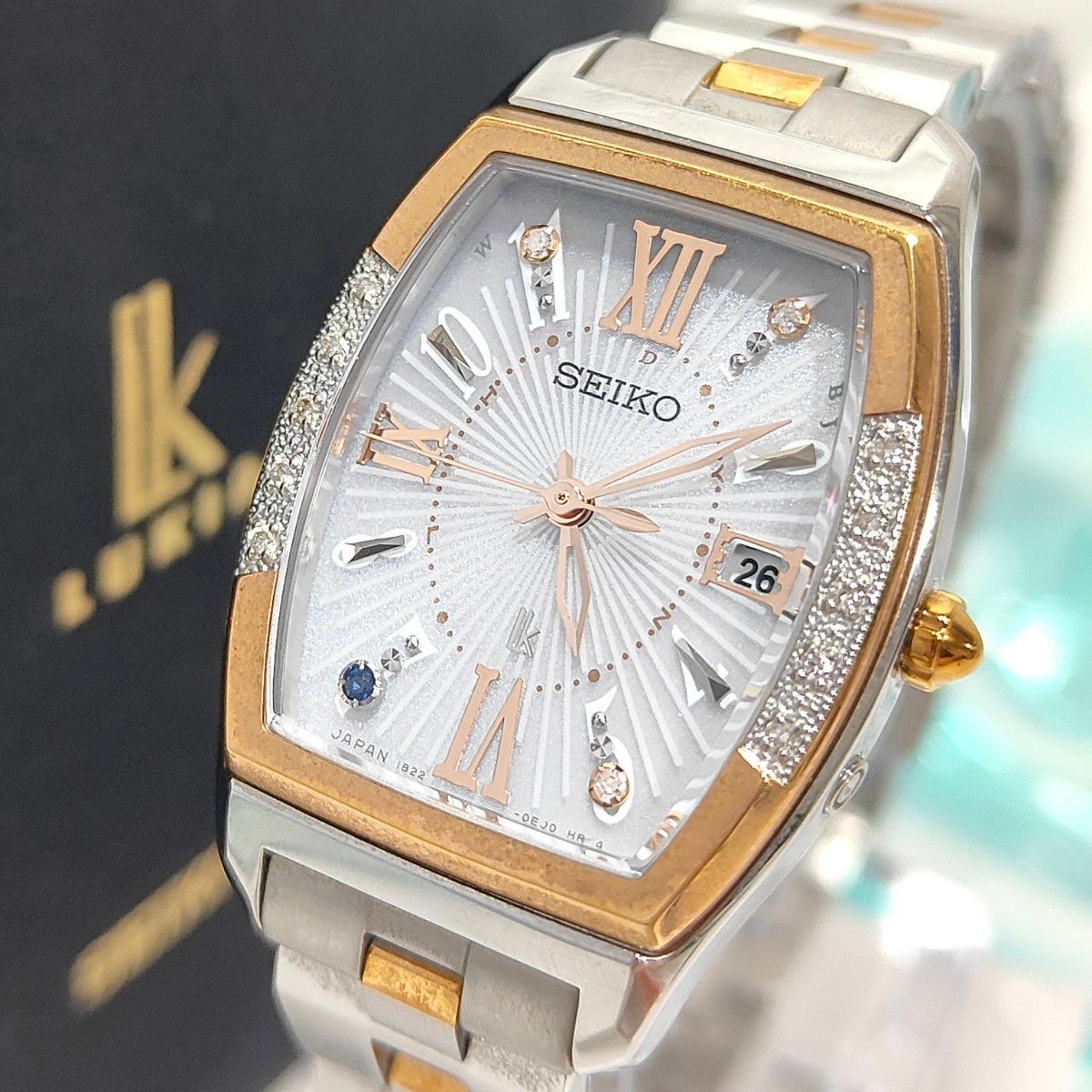 SEIKO LUKIA SSVW088 Radio Solar Limited Blue Watch