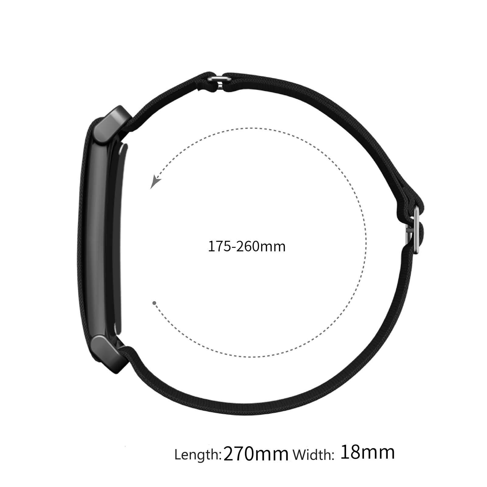 For Google Fitbit Air Breathable Nylon Loop Elastic Adjustable Bracelet Strap