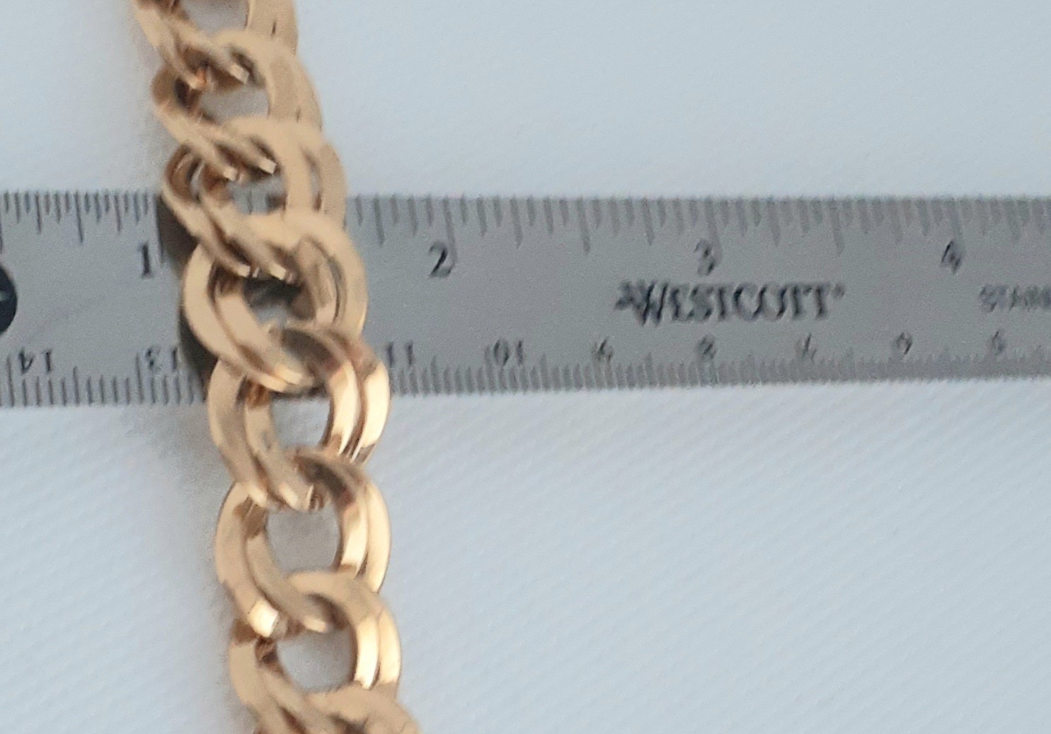 Vintage Signed Monet Gold-Tone 18-20” Double Curb Link Chain Necklace