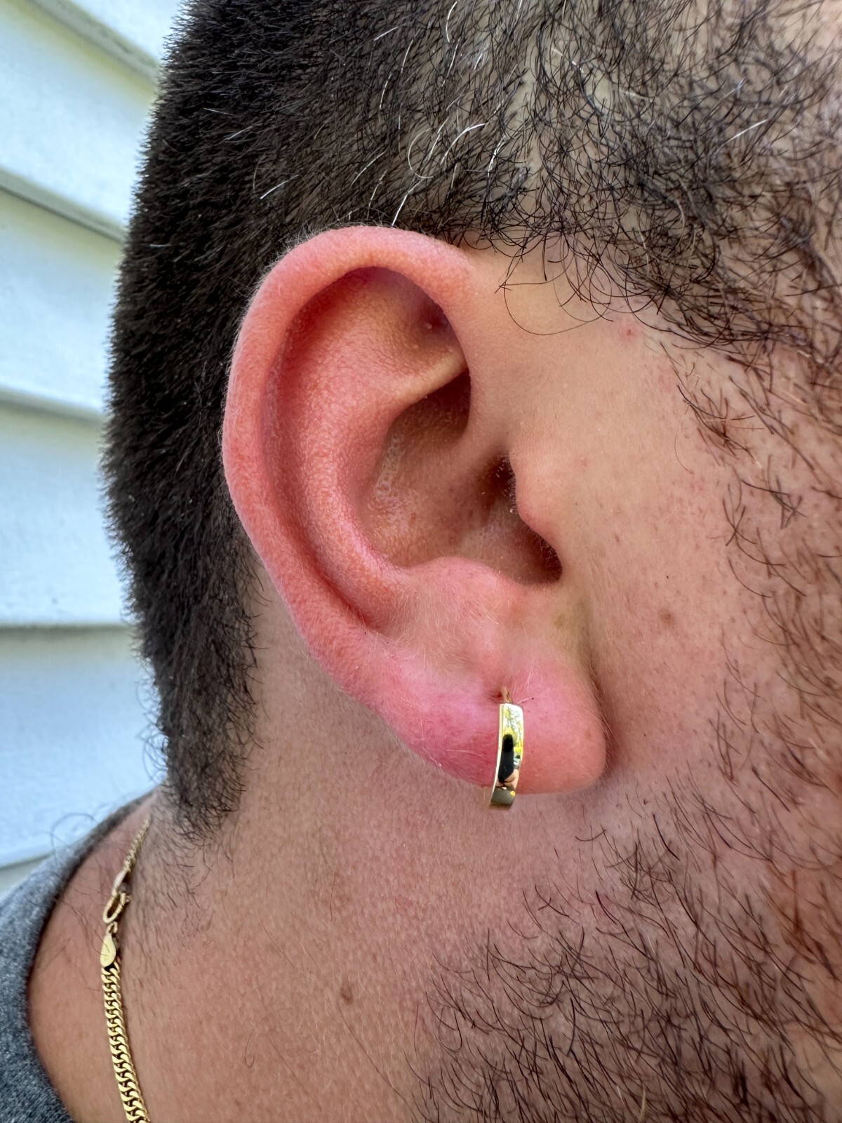 Real 14k Gold Vermeil 925 Silver Hoops Mens Ladies Small Huggie Earrings