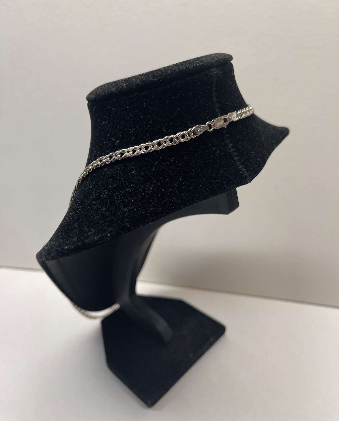 Italy 925 Sterling Silver Double Curb Cuban Chain Necklace 24” 17.7g