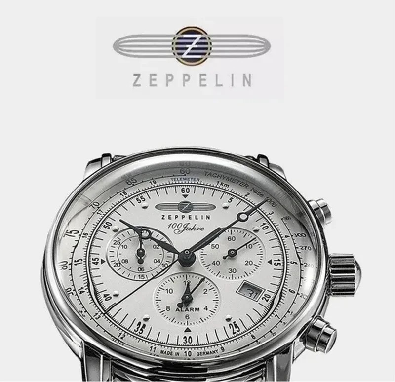 2026 Luxury Zeppelin Airship Men’s Retro Business Date Gift Commemorative Watch