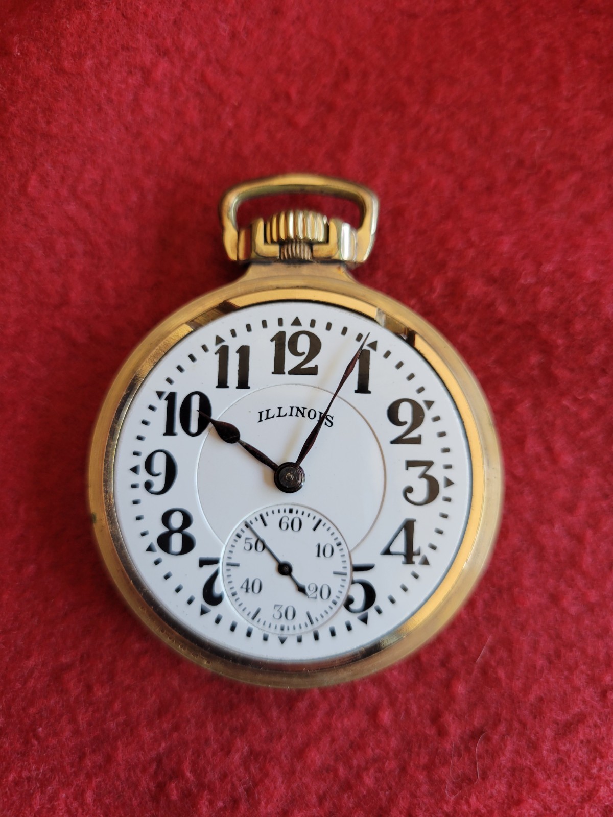 1921 Illinois Bunn Special 16s Model 9 21J Gold Filled Pocket Watch – Runs