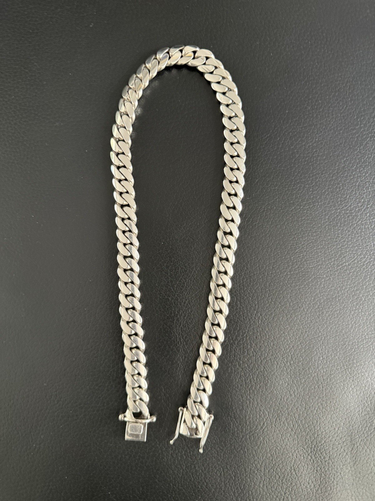 925 sterling silver miami cuban link chain