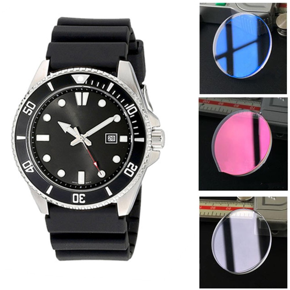 Sapphire Flat Watch Glass Replacement Parts 32.7mm x 2.7mm For Casio MDV-106 K